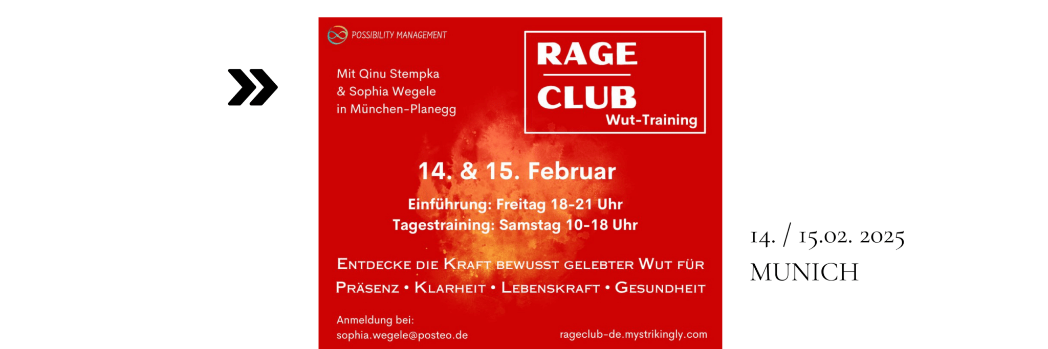 RAGE CLUB – TRAINING FOR WOMEN in Munich